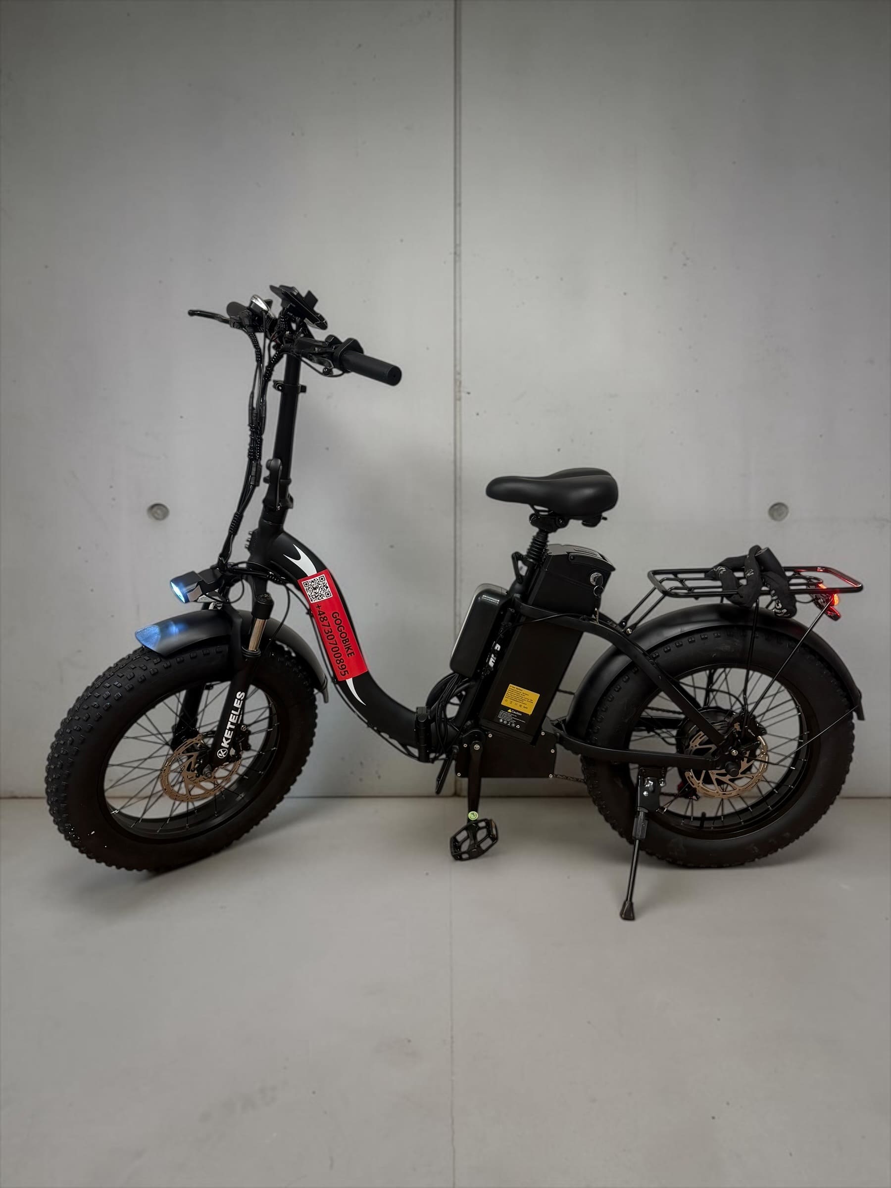 Keteles KF9 48V 35Ah 1000W – składany rower elektryczny FAT BIKE – powystawowy