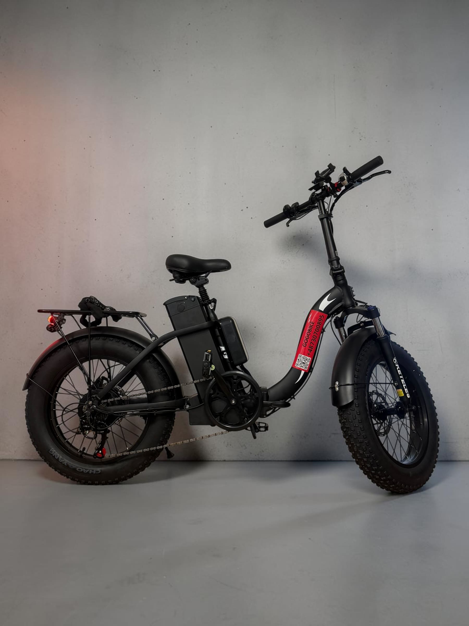 Keteles KF9 48V 35Ah 1000W – składany rower elektryczny FAT BIKE – powystawowy - obrazek 2